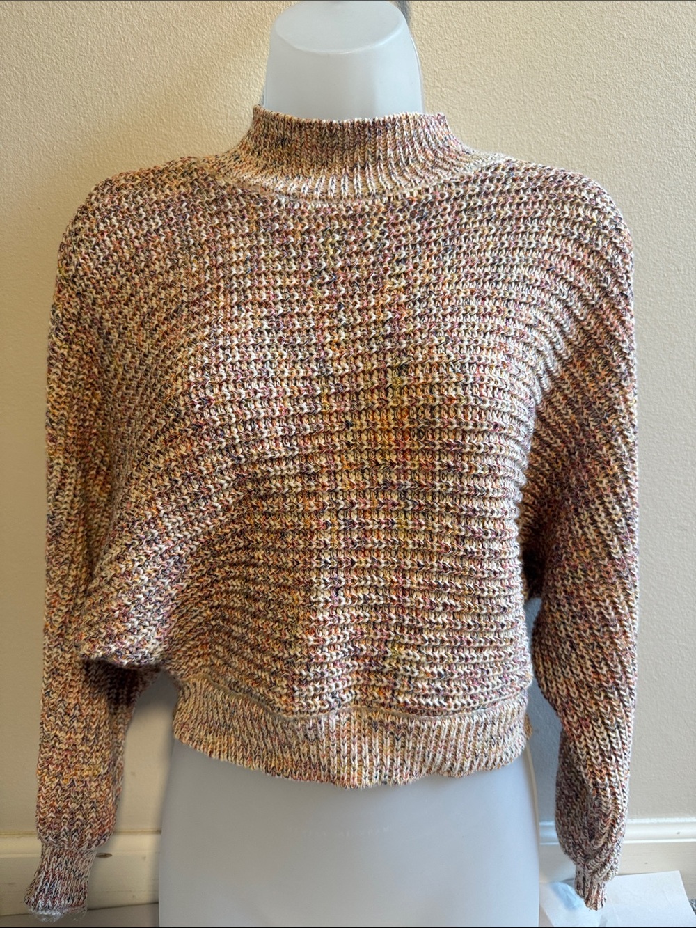 BB Dakota Multicolored Knit Mock Neck Sweater - Women's
